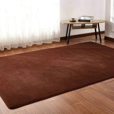 Marron foncé / 120x160 cm Tapis Style Japonais