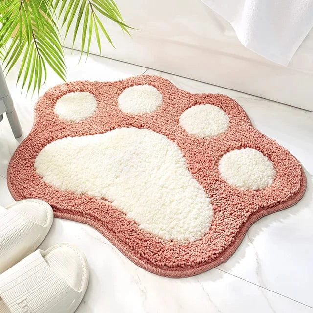 Rose Tapis de Bain Chat