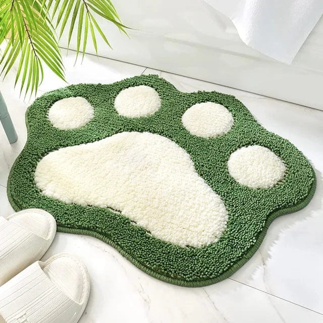 Vert Tapis de Bain Chat