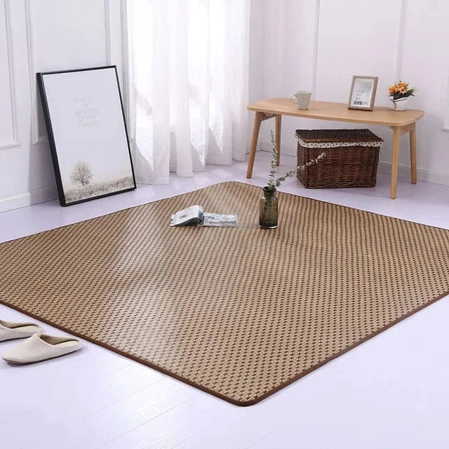120 x 180 cm / Marron foncé Tapis de Sol Japonais