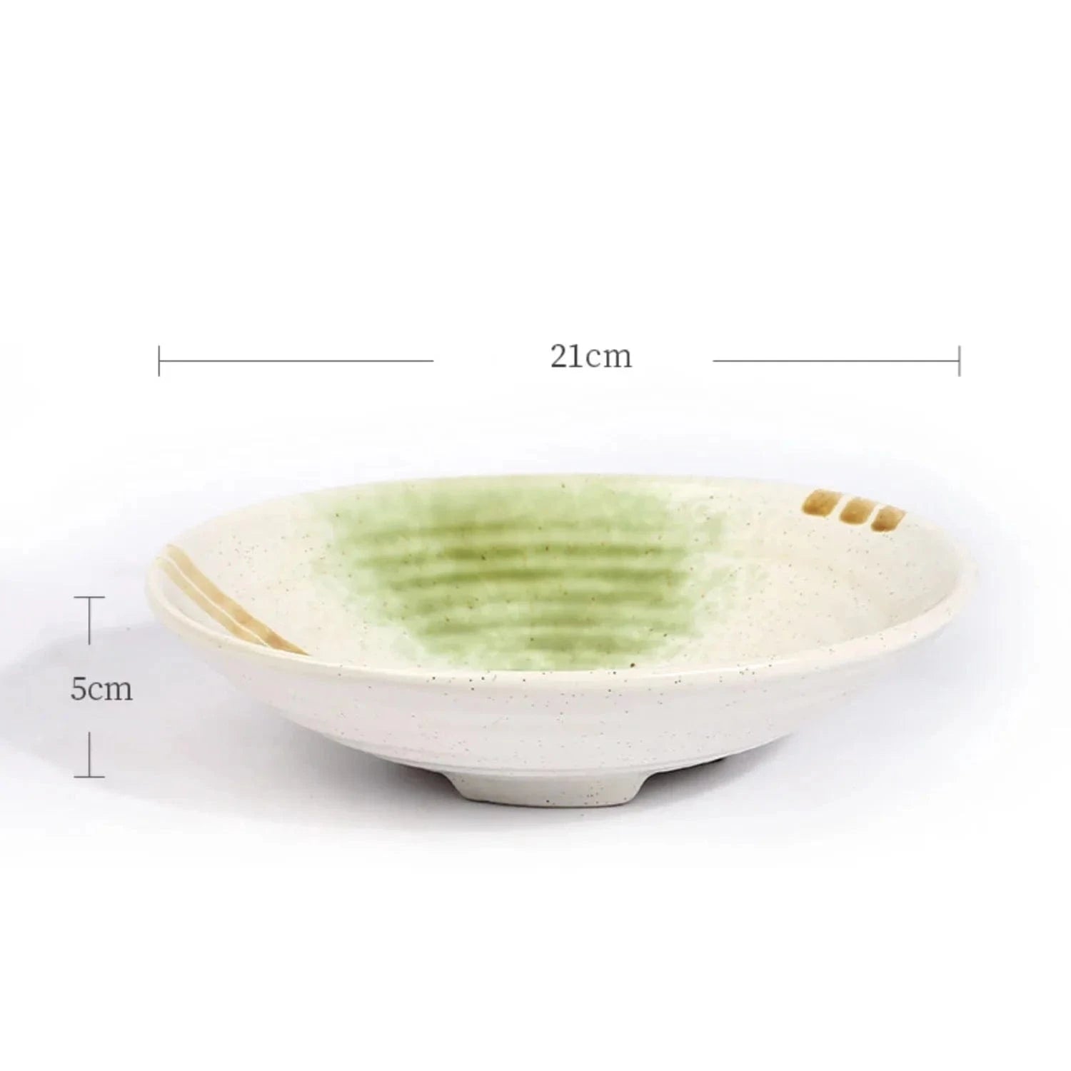 21 cm Vase ikebana moribana blanc