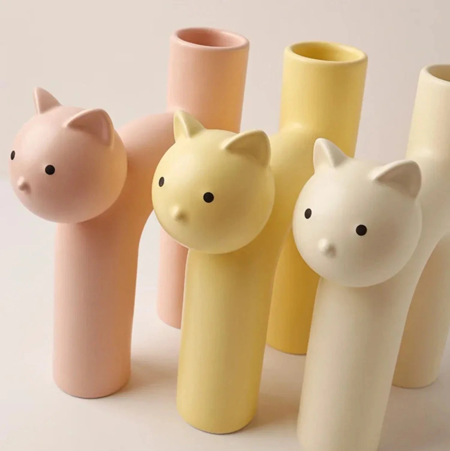 Vase japonais chat