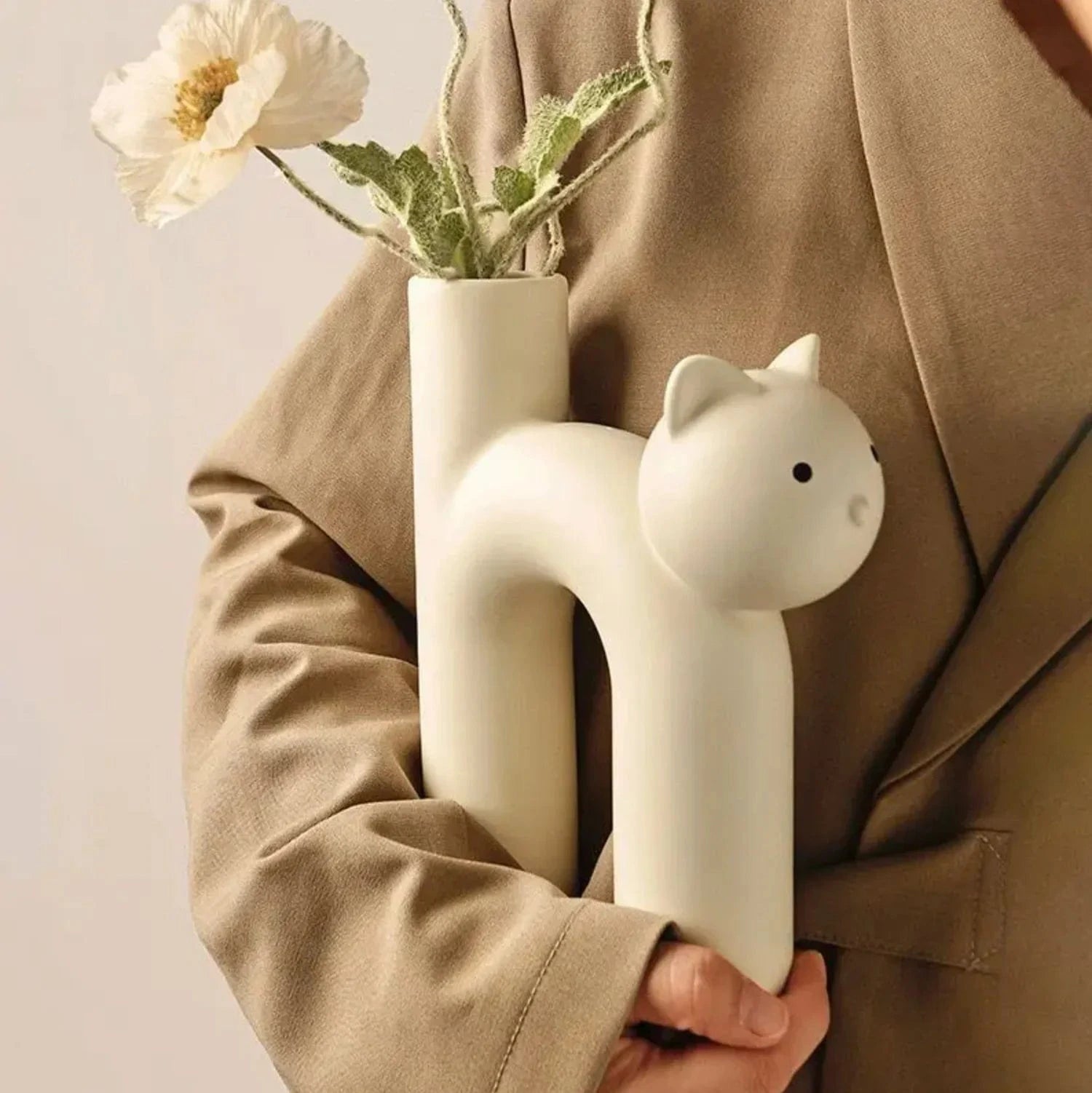 Vase japonais chat