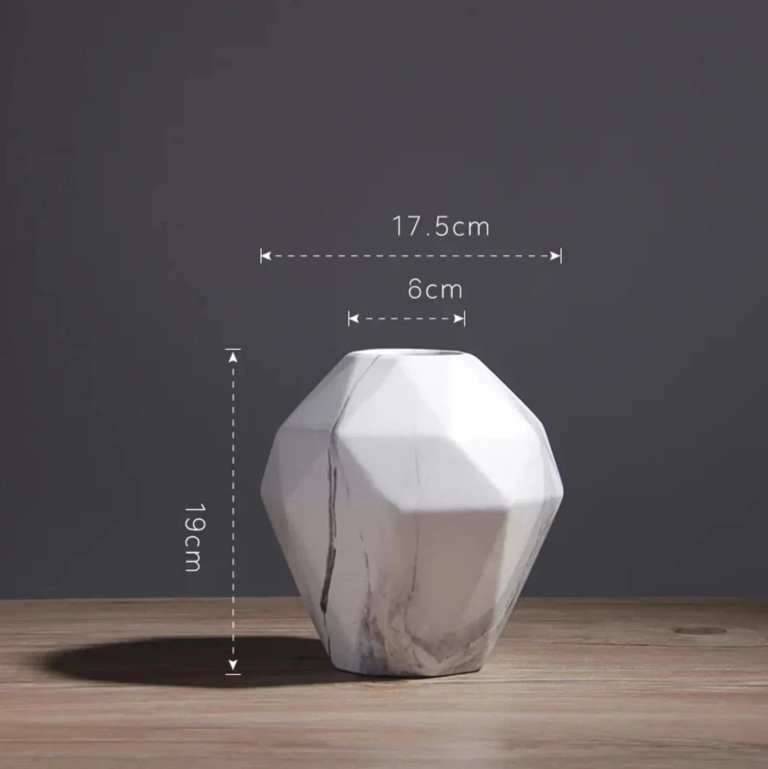 M Vase japonais géométrique