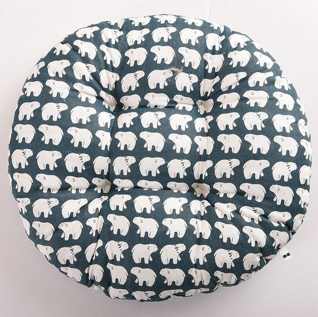 5 / 40x40cm Coussin Japonais Rond