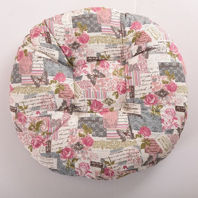 8 / 40x40cm Coussin Japonais Rond