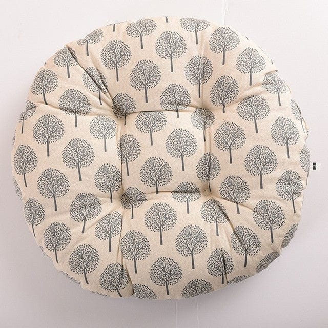 6 / 40x40cm Coussin Japonais Rond