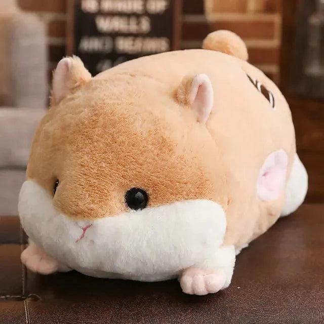 50 cm / Beige Peluche hamster kawaii