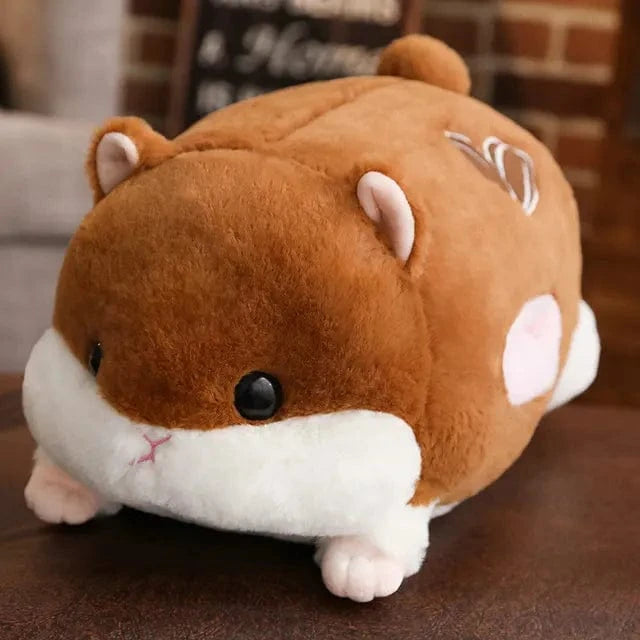50 cm / Marron Peluche hamster kawaii