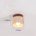 Marron / A Plafonnier cylindrique Japonais