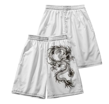 Short japonais Dragon
