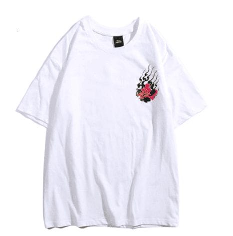 T-shirt japonais Yokai rouge