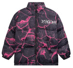 Doudoune japonaise Stand back rose