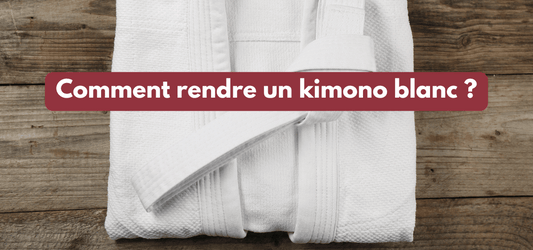 Comment rendre un kimono blanc ?