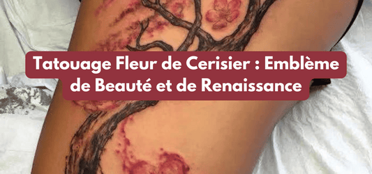 Tatouage Fleur de Cerisier : Emblème de Beauté et de Renaissance