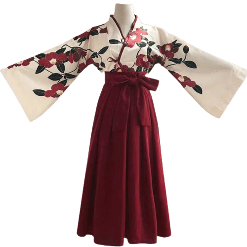 Kimono Sakura rouge long