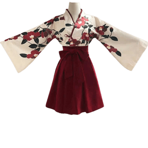 Kimono Sakura rouge