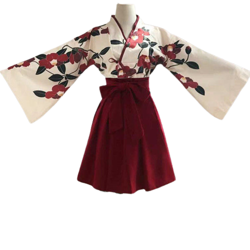 Kimono Sakura rouge