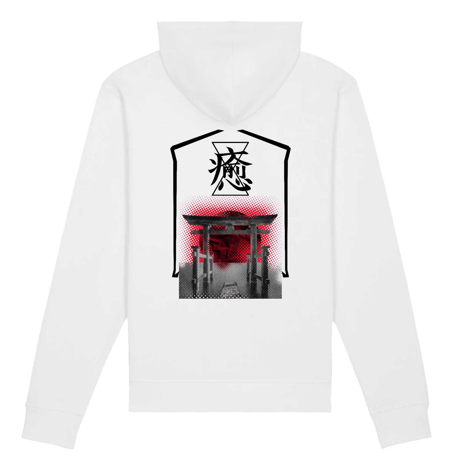XS / Blanc Sweatshirt japonais torii