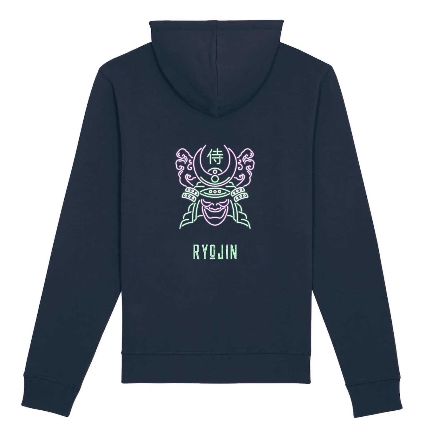 XS / Bleu marine Sweatshirt japonais Samourai