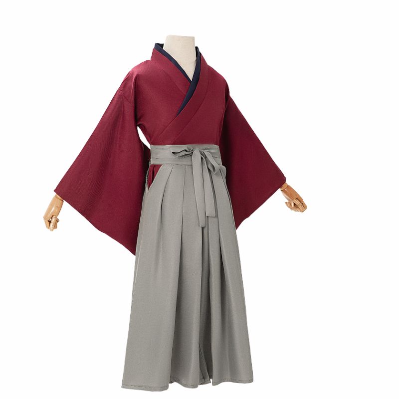 Ensemble Kimono Hakama Homme Traditionnelle Japonaise