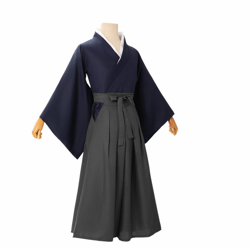 Ensemble Kimono Hakama Homme Traditionnelle Japonaise