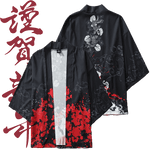 Haori fleurs de sang