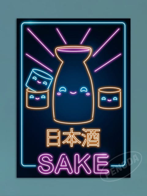 Affiche Japonaise Sake