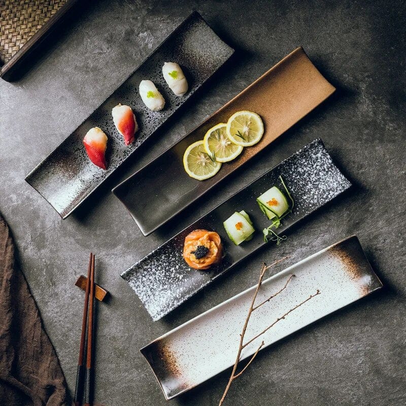 Assiette Japonaise Rectangulaire