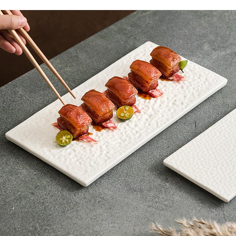 Assiette Sushi Blanche