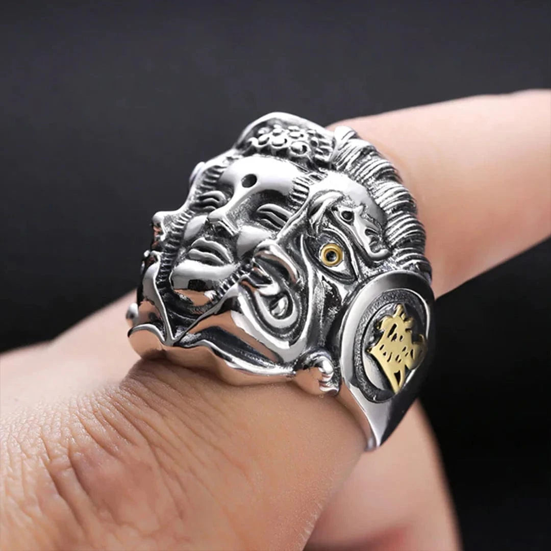 Bague japonaise Bouddha Résistance