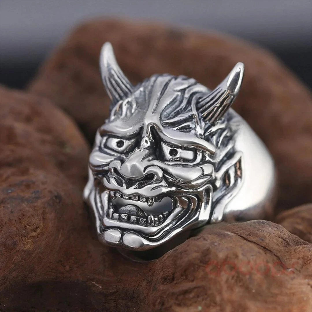 Redimensionnable Bague japonaise Hannya