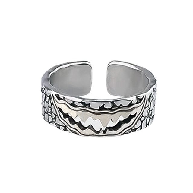 Argent Bague japonaise Monster
