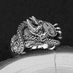 Bague japonaise yin yang