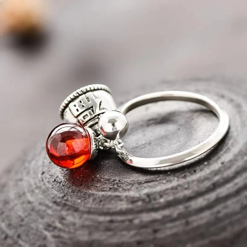 Bague chat japonais