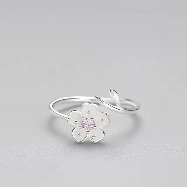 Bague fleur de cerisier japonaise