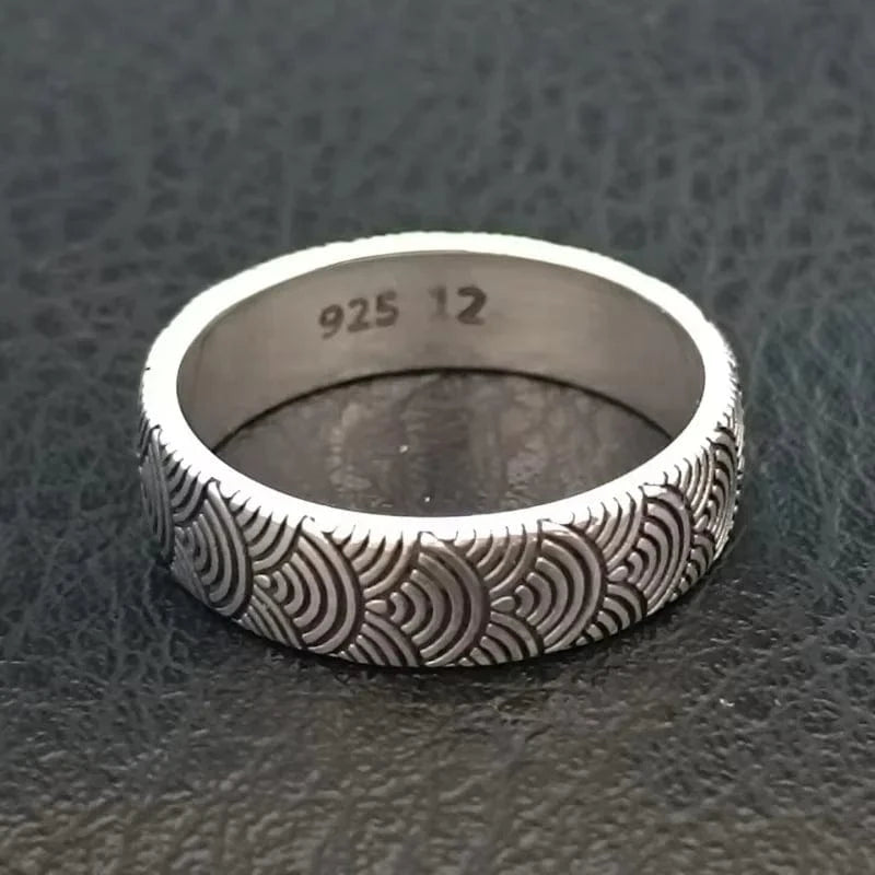 Bague motif japonais