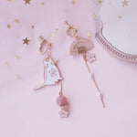 Boucle d’Oreille Japonaise Chat Kawai