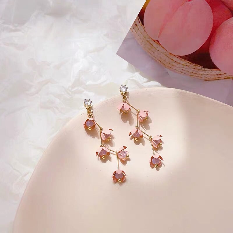 Boucle d'Oreille Japonaise Sakura