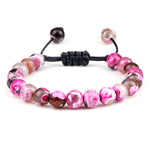 Bracelet Bouddhiste Japonais Rose Perlant