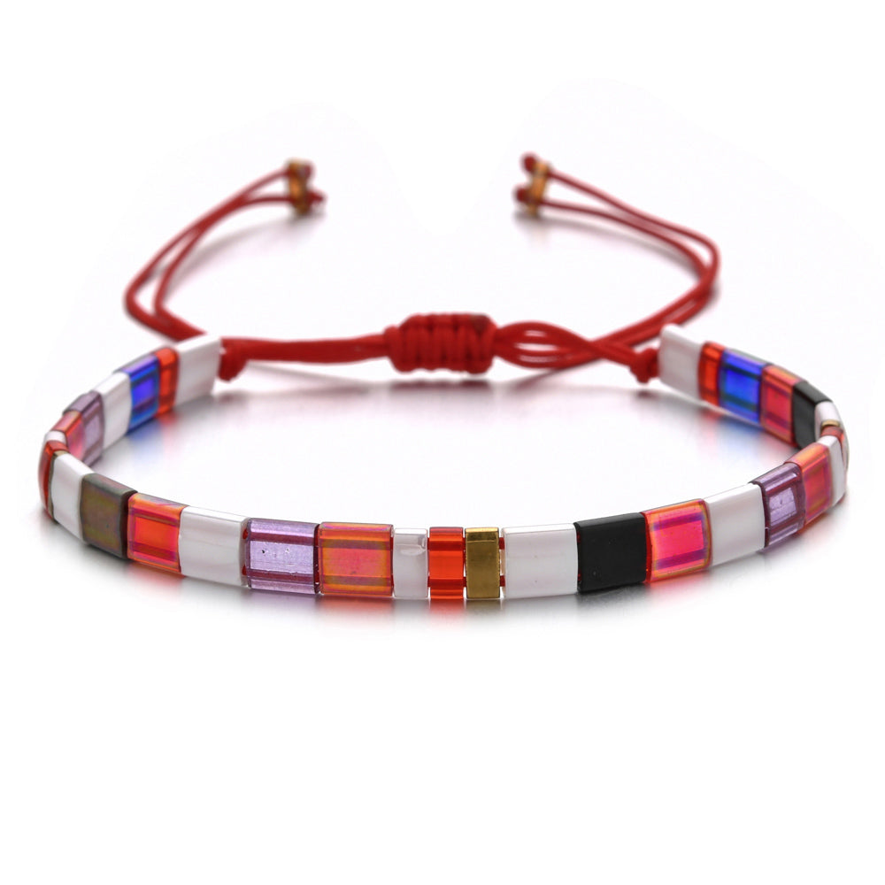 Bracelet Miyuki Perles Plates