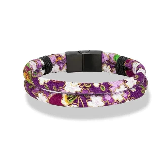 Violet / 19 cm Bracelet fantaisie japonais