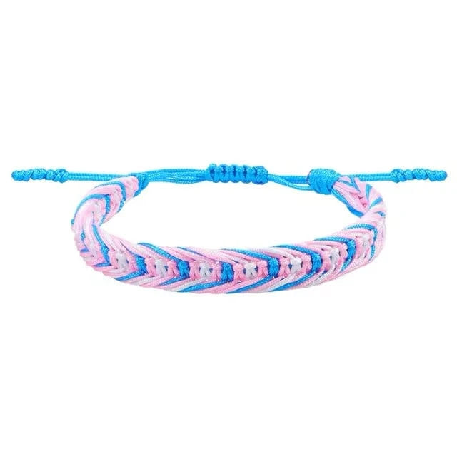 6 Bracelet kumihimo 4 fils