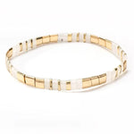 Bracelet miyuki tila blanc