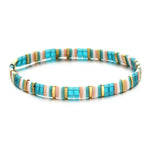 Bracelet miyuki bleu multicolore