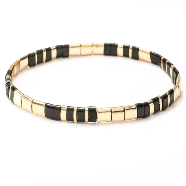 Bracelet miyuki tila noir