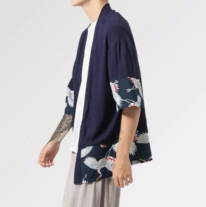 Cardigan Style Kimono homme