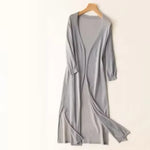 Cardigan kimono femme gris