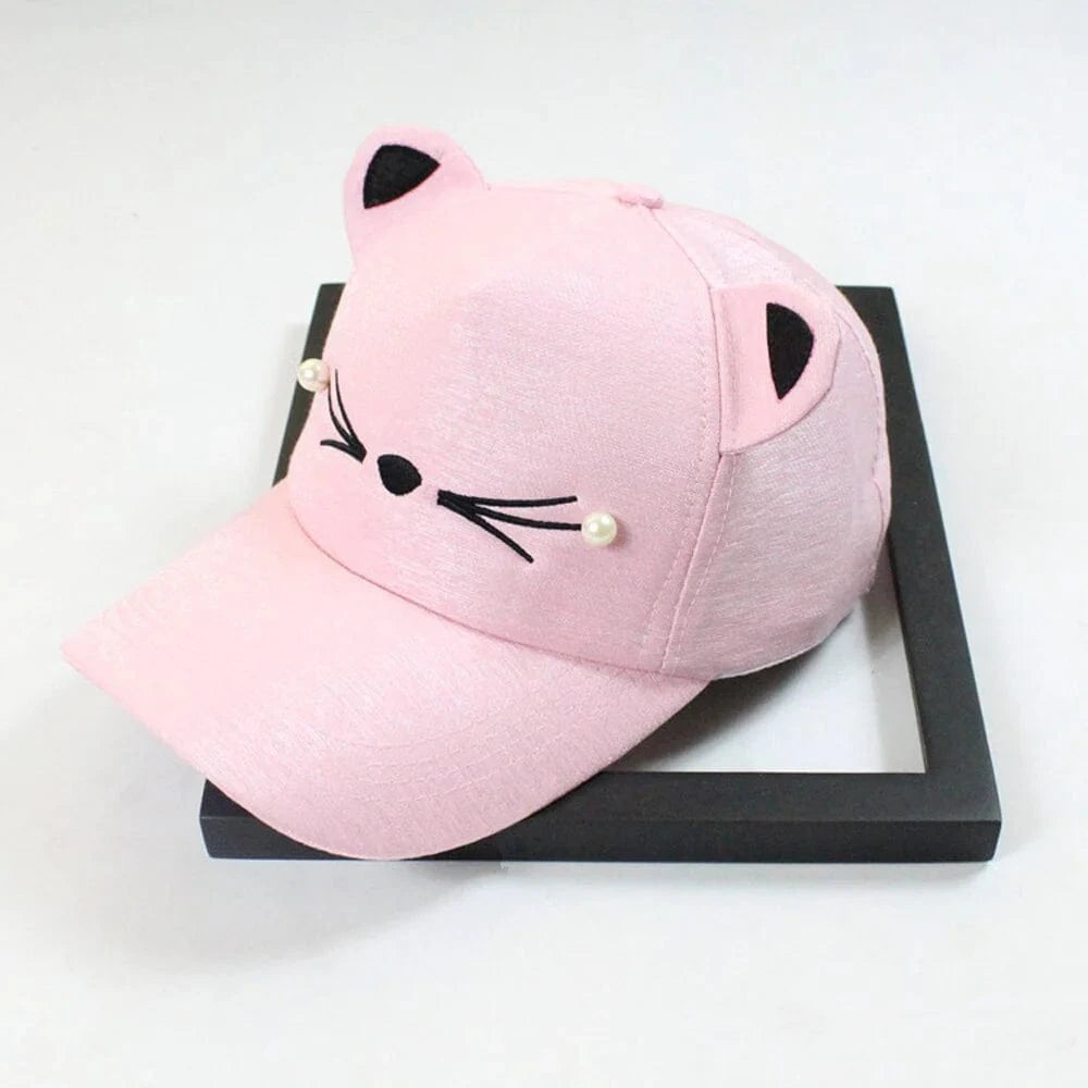 Rose Casquette Kawaii