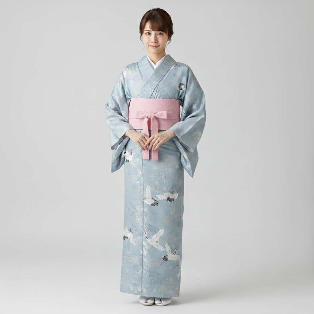 Ceinture Obi Rose
